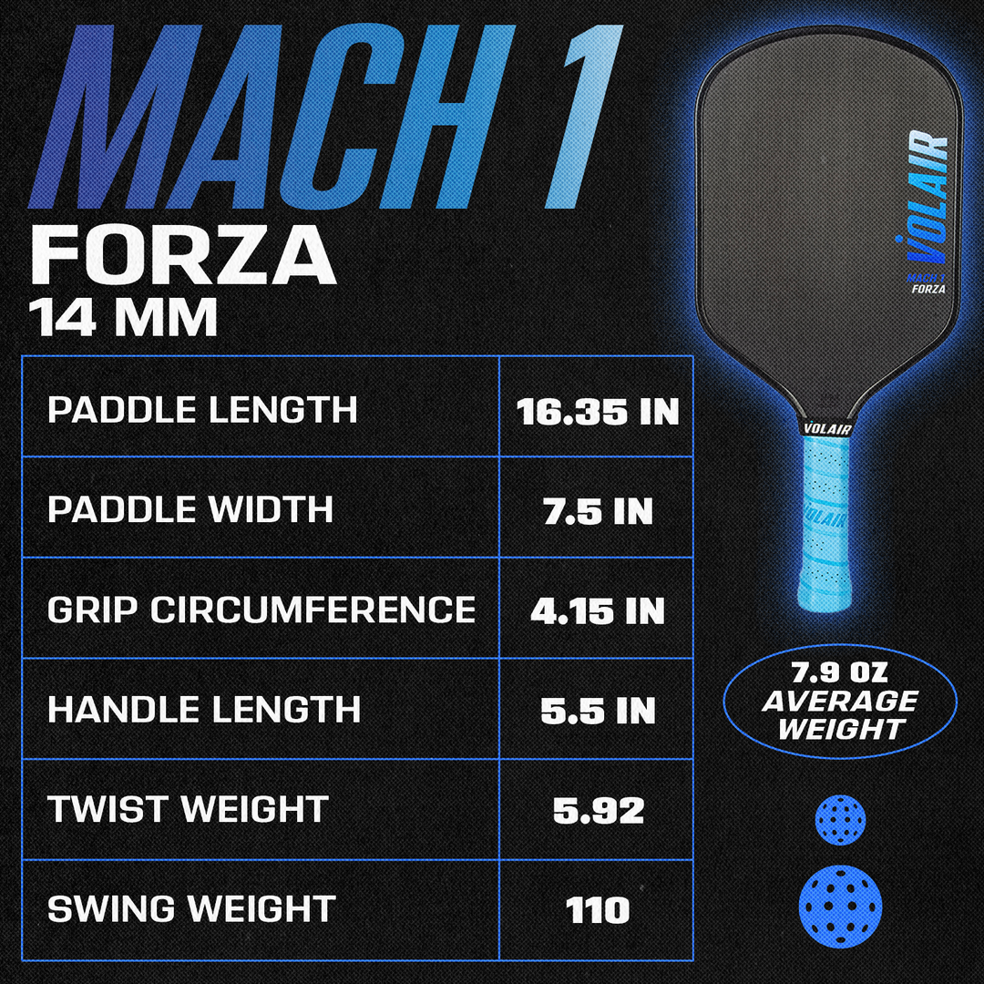 Pala de Pickleball Mach 1 Forza