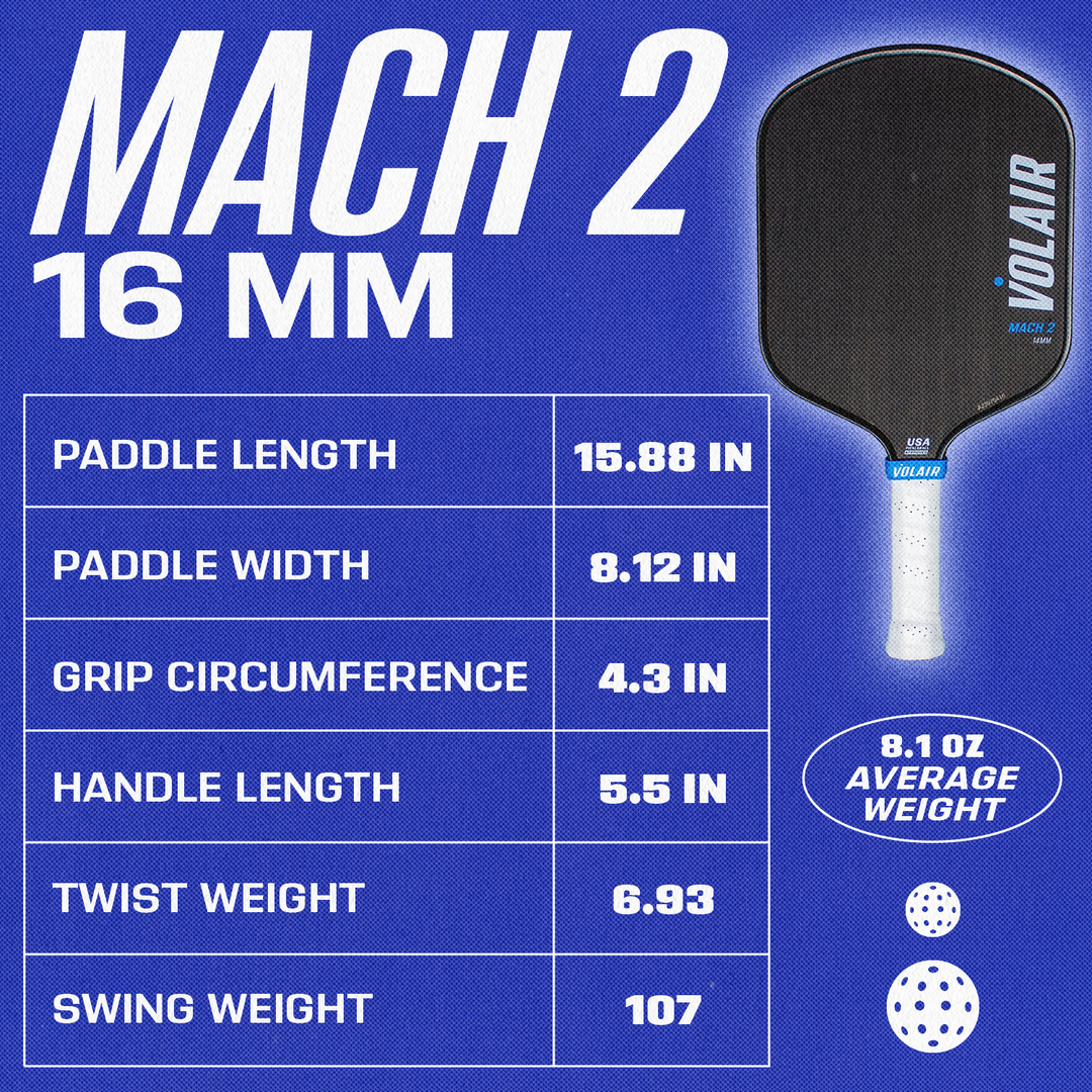 Mach 2 Pickleball Paddle