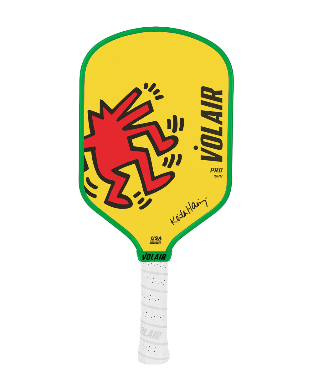 Pro 1 Pickleball Paddle 16mm: Keith Haring #3