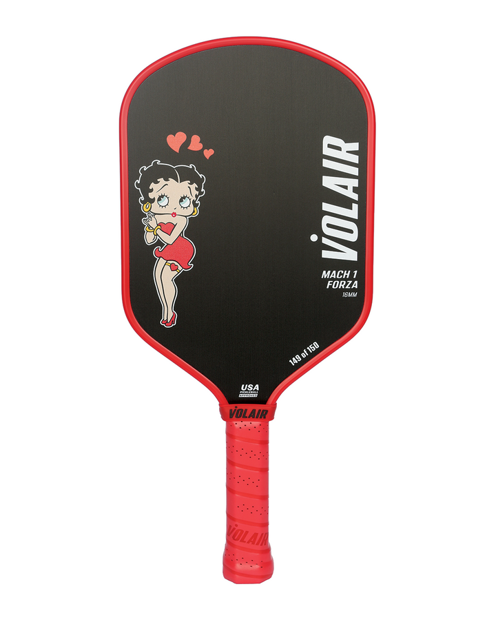 Mach 1 Forza Pickleball Paddle 16mm: Betty Boop "Classy"