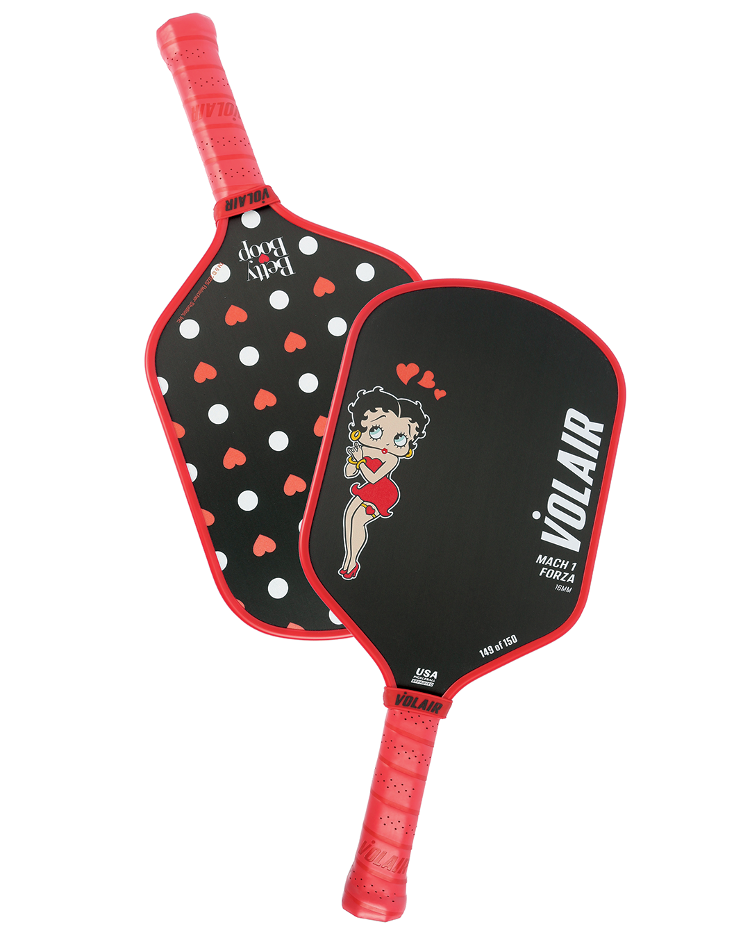 Mach 1 Forza Pickleball Paddle 16mm: Betty Boop "Classy"