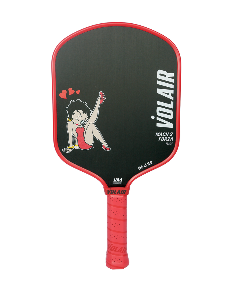 VALIANT GALLERY ボブボーダーwt12 2個 BL RD Mach 2 Forza Pickleball Paddle 16mm: Betty Boop 