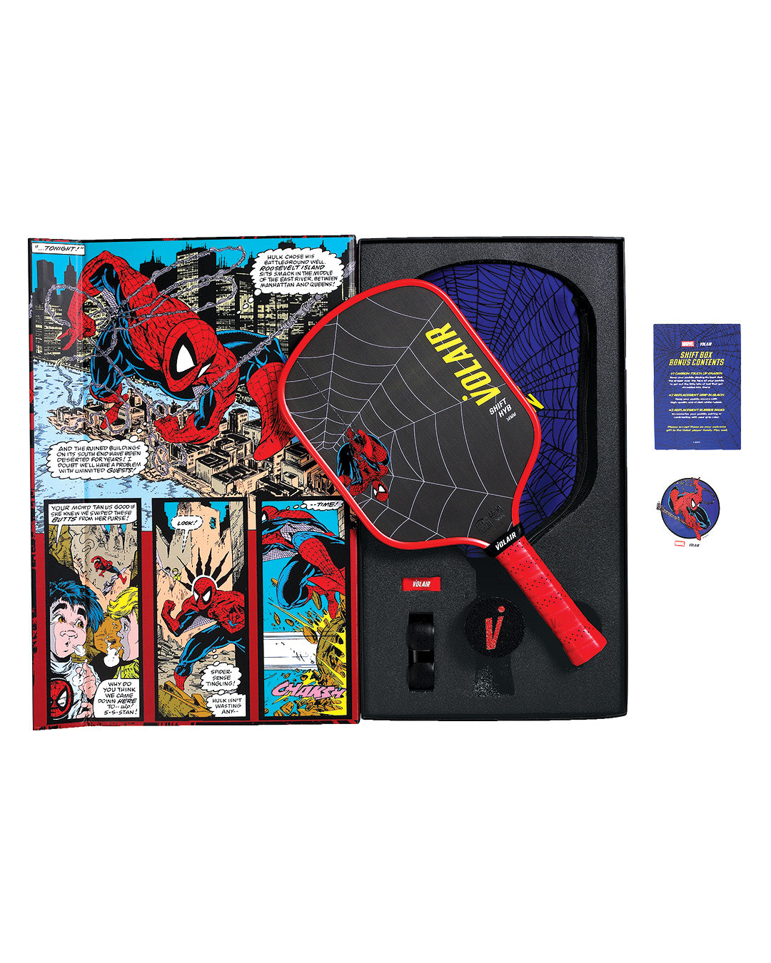 SHIFT HYB Pickleball Paddle 14mm – Spider-Man