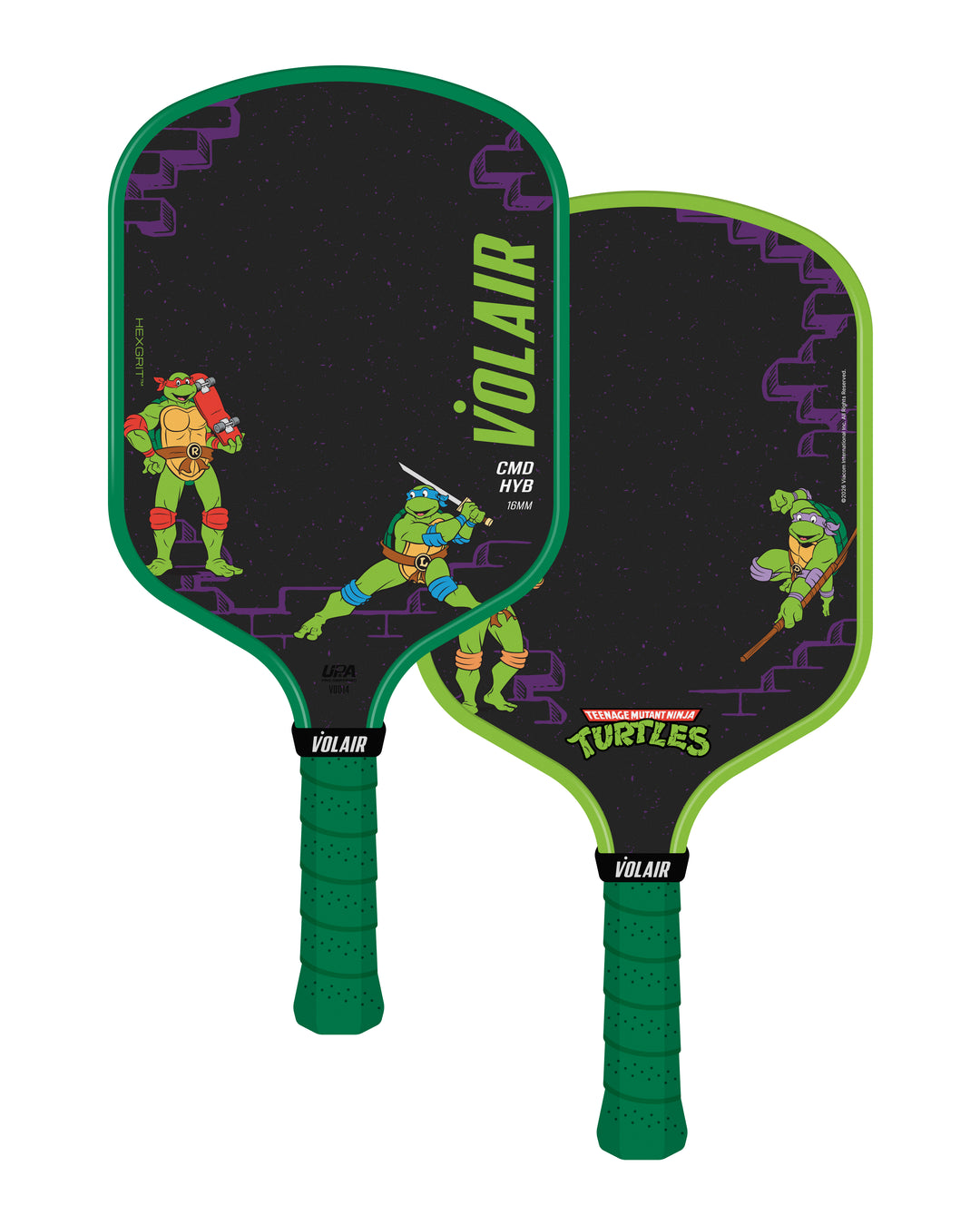 CMD HYB Pickleball Paddle 16mm - Teenage Mutant Ninja Turtles