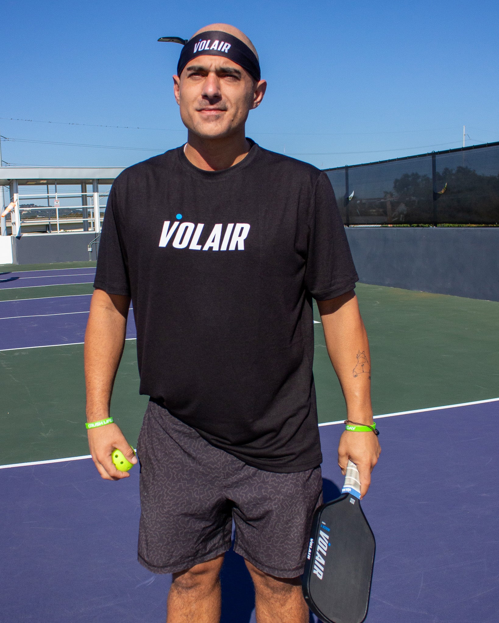 Buy Volair's Black T-Shirt to Play Pickleball in Style – Volair Pickleball